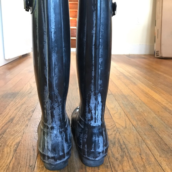 Authentic Hunter Rain boots. Lightly worn - Picture 4 of 6
